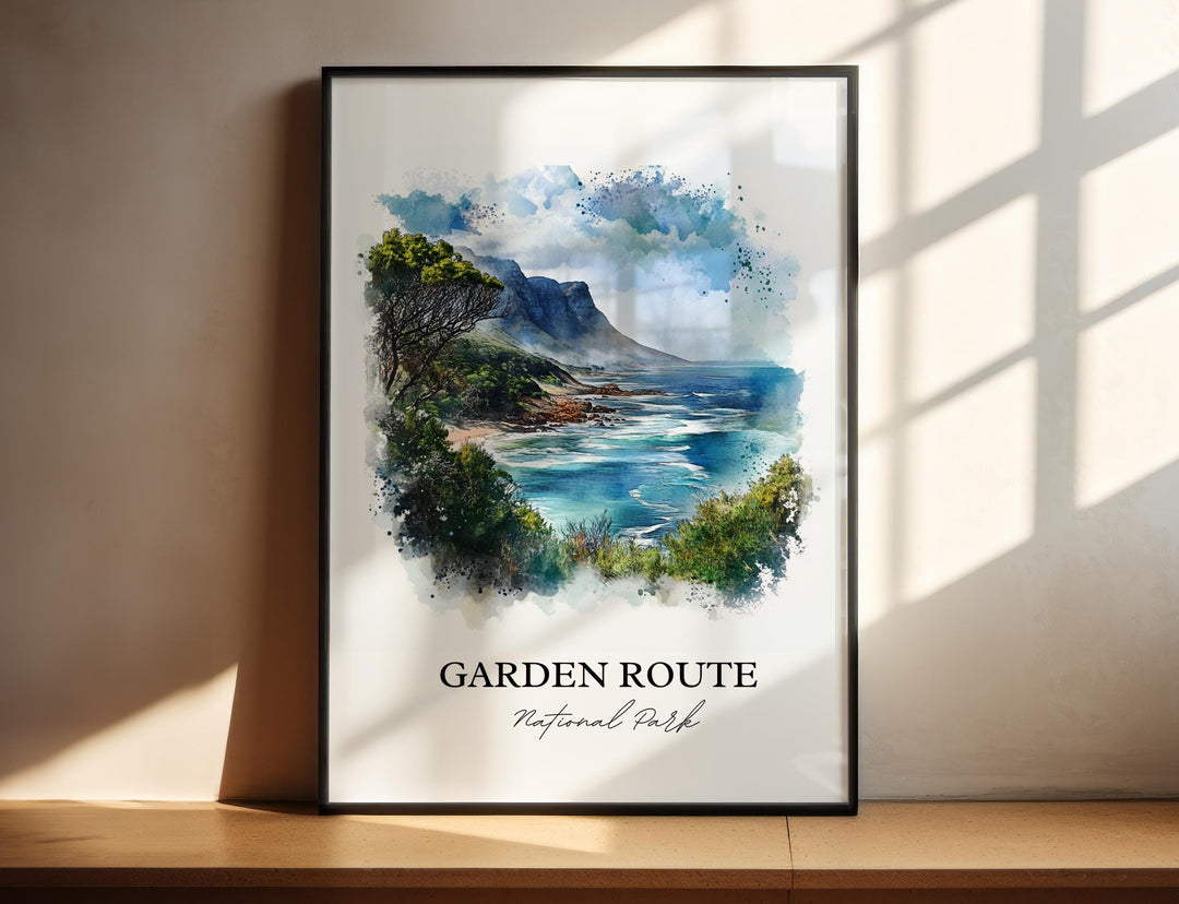 Garden Route National Park Art, South Africa Print, Garden Route National Park Gift, Travel Print, Travel Poster, Housewarming Gift