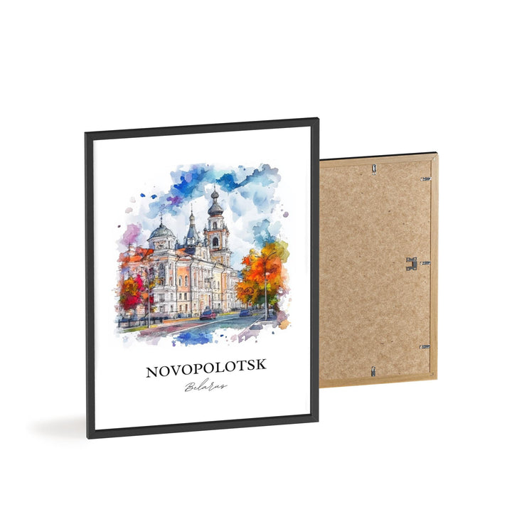 Novopolotsk Wall Art, Belarus Print, Belarus Watercolor Art, Novopolotsk Gift, Travel Print, Travel Poster, Housewarming Gift