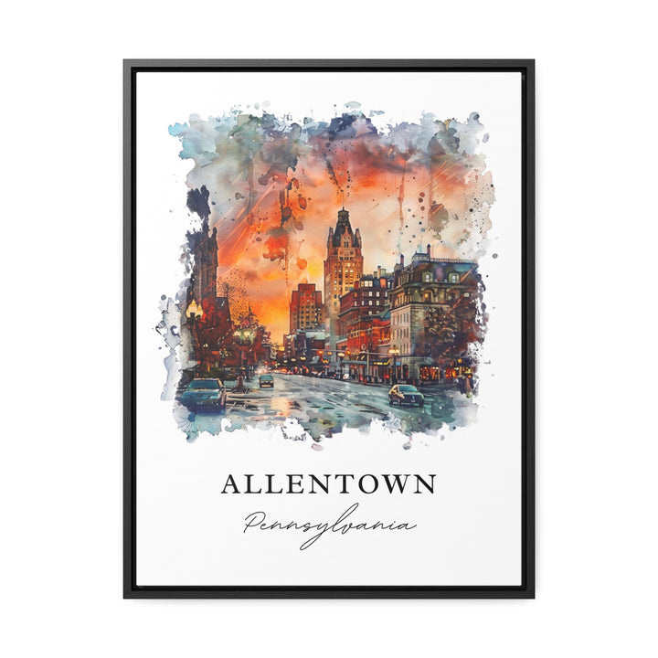Allentown Wall Art - Pennsylvania Print