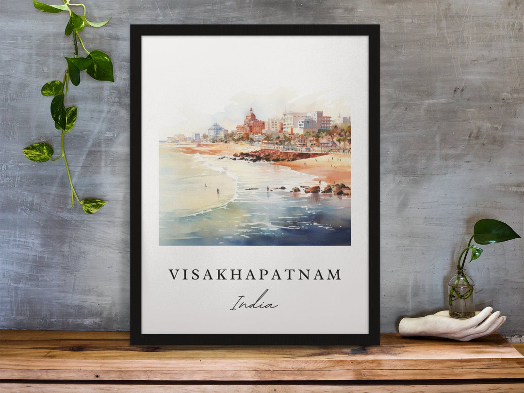 Visakhapatnam India wall art - India, Visakhapatnam poster, Visakhapatnam Wedding gift, Birthday present, Custom Text, Personalised Gift