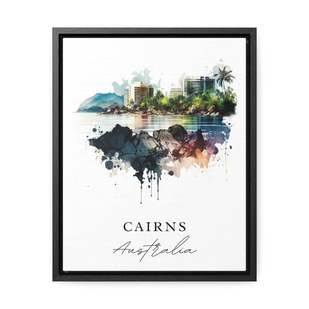 Cairns wall art - Australia, Cairns poster, Cairns Australia Wedding gift, Birthday present, Custom Text, Personalized Travel Gift
