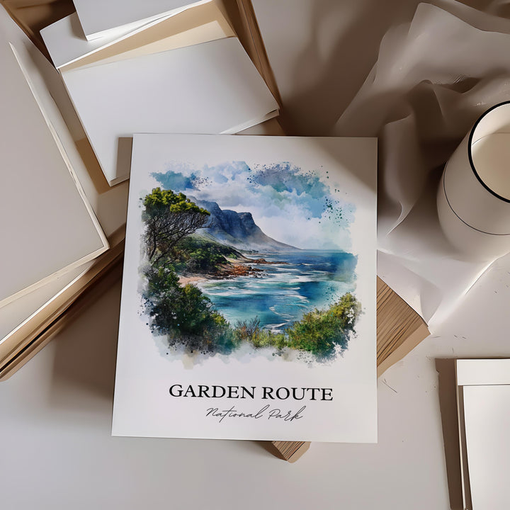 Garden Route National Park Art, South Africa Print, Garden Route National Park Gift, Travel Print, Travel Poster, Housewarming Gift