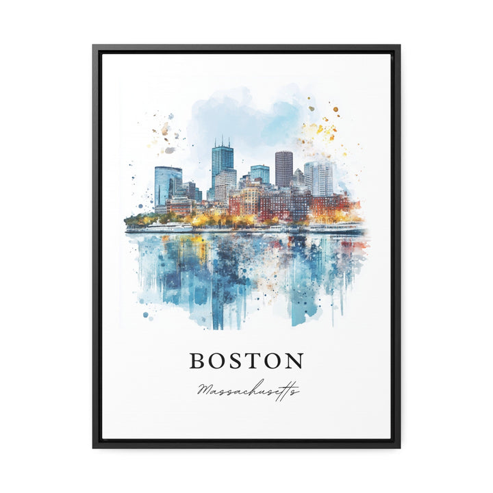 Boston Wall Art - Massachusetts Print