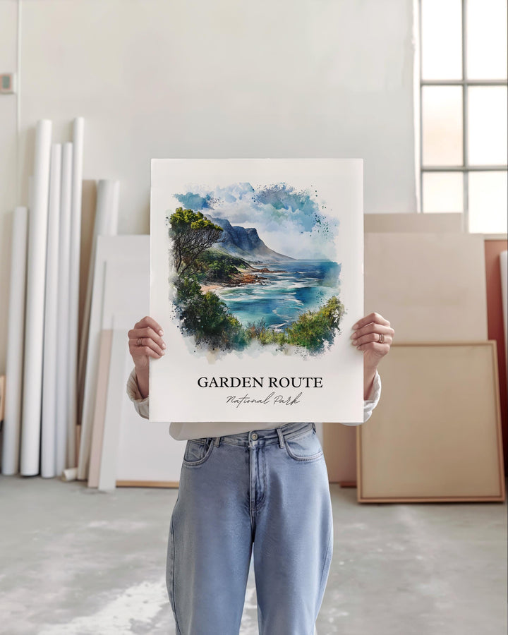 Garden Route National Park Art, South Africa Print, Garden Route National Park Gift, Travel Print, Travel Poster, Housewarming Gift