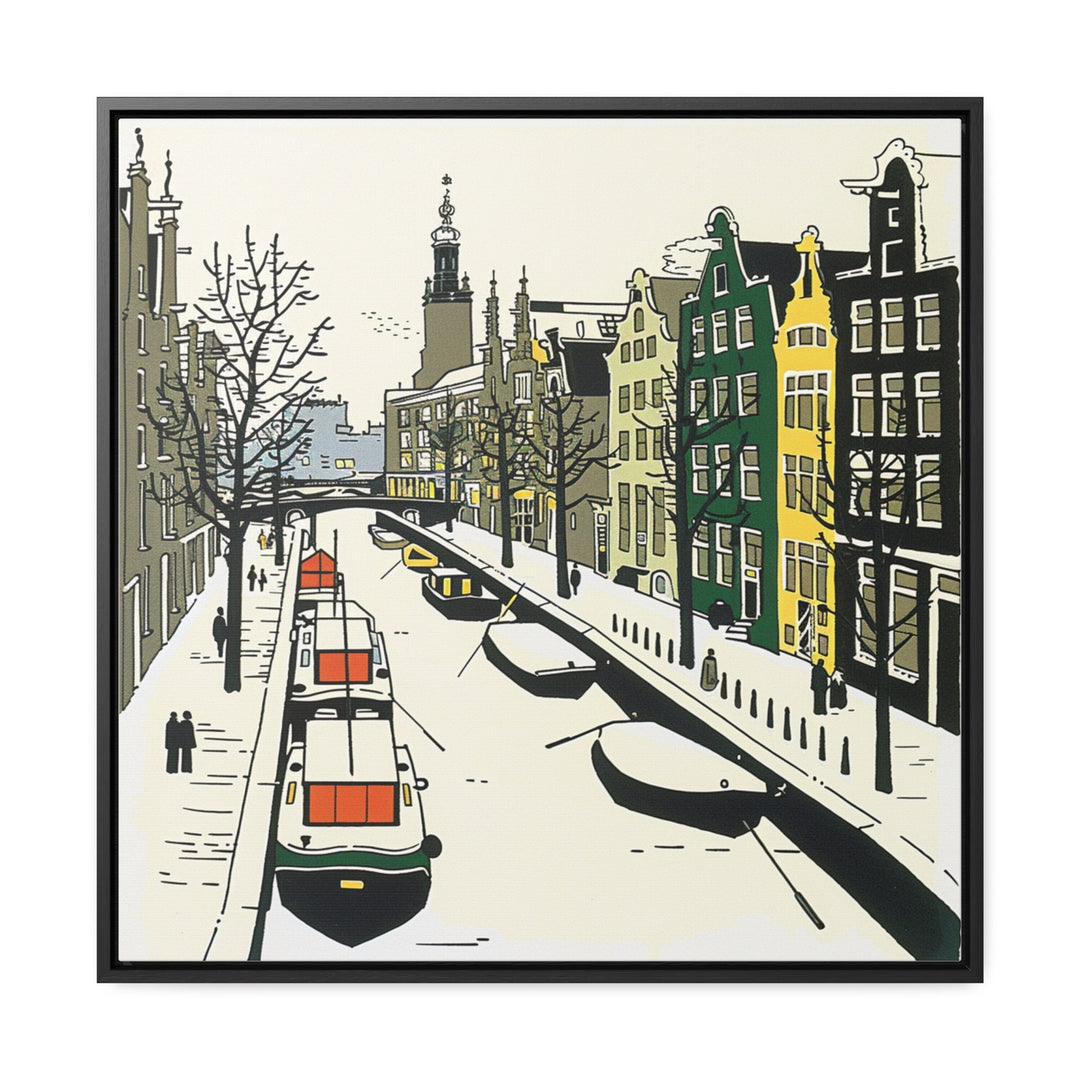 Amsterdam Wall Art, Netherlands Print, Amsterdam Canals Watercolor, Amsterdam Gift, Travel Poster, Housewarming Gift