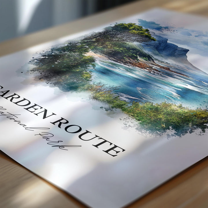 Garden Route National Park Art, South Africa Print, Garden Route National Park Gift, Travel Print, Travel Poster, Housewarming Gift