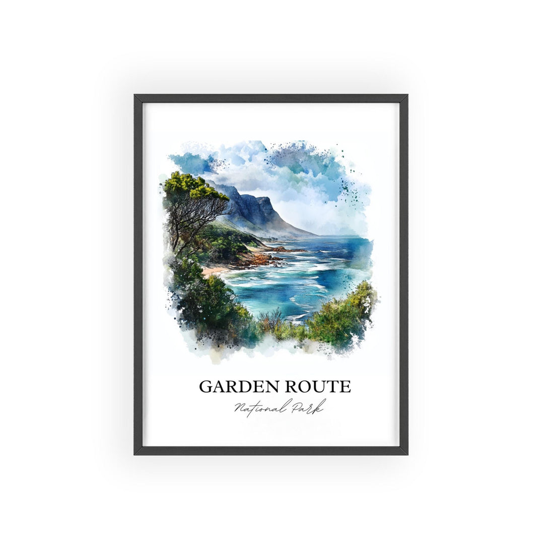 Garden Route National Park Art, South Africa Print, Garden Route National Park Gift, Travel Print, Travel Poster, Housewarming Gift
