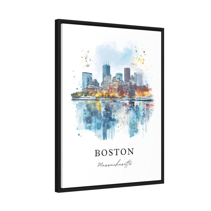 Boston Wall Art - Massachusetts Print