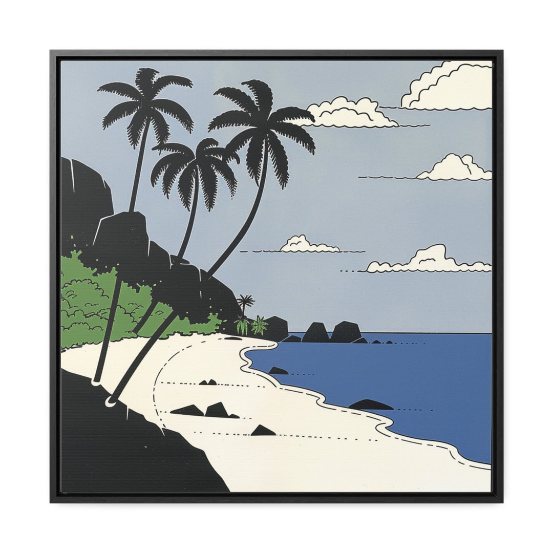 Modern Seychelles Art, Seychelles Print, Unique Seychelles Art, Seychelles Africa Gift, Travel Poster, Housewarming Gift