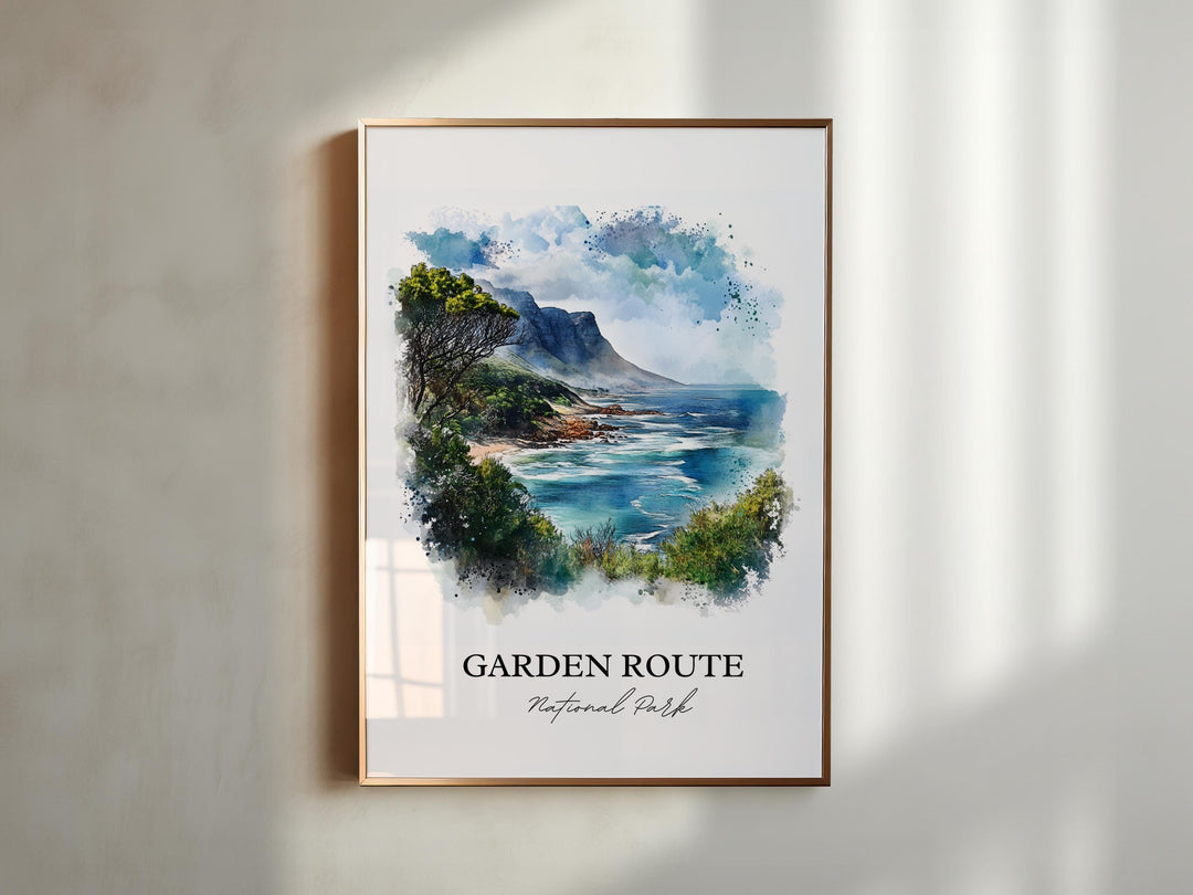 Garden Route National Park Art, South Africa Print, Garden Route National Park Gift, Travel Print, Travel Poster, Housewarming Gift