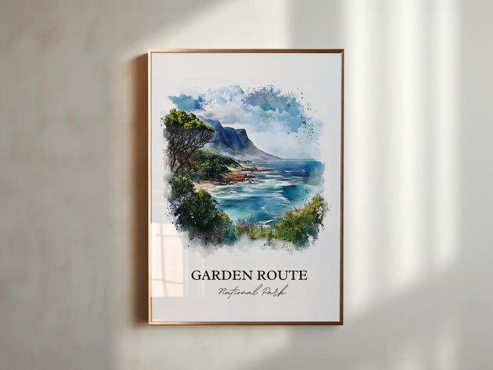 Garden Route National Park Art, South Africa Print, Garden Route National Park Gift, Travel Print, Travel Poster, Housewarming Gift