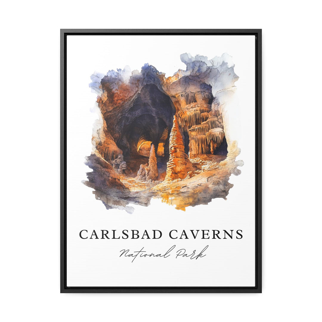 Carlsbad Caverns Art, Eddy County NM Print, Carlsbad NM Artwork, New Mexico Caverns Gift,