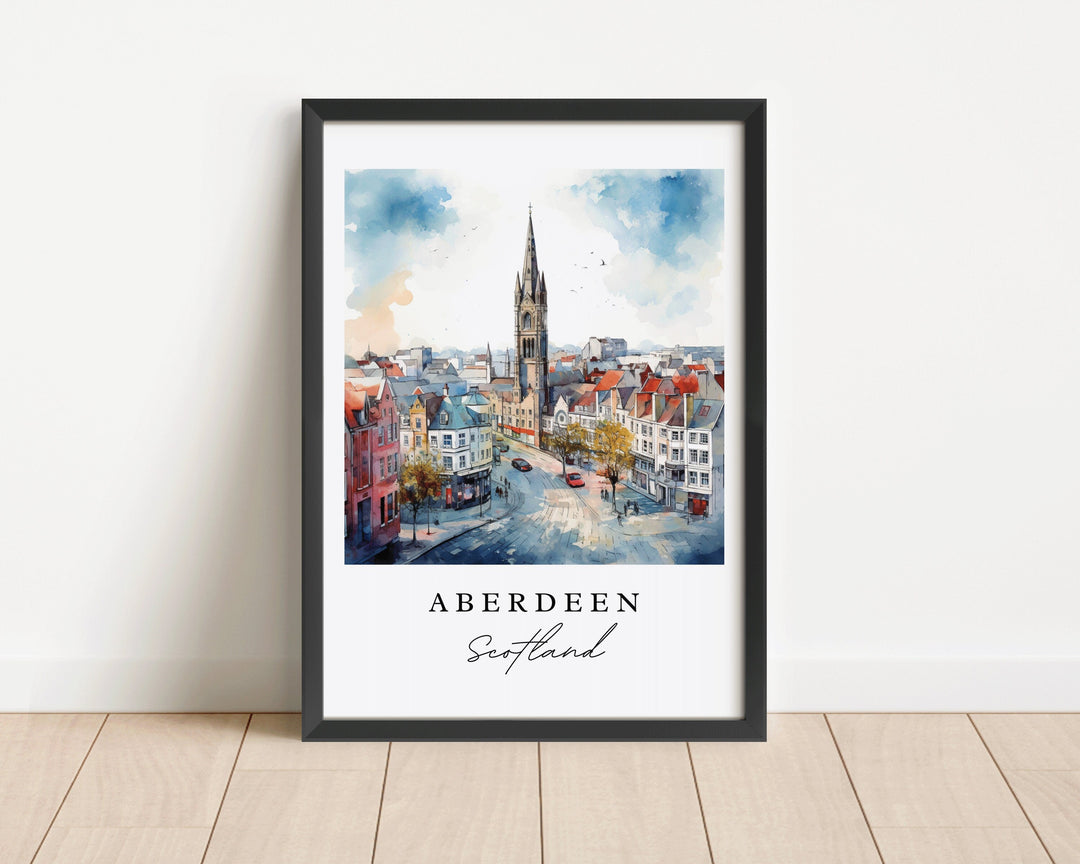 Aberdeen Wall Art - Scotland UK Print