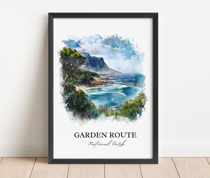 Garden Route National Park Art, South Africa Print, Garden Route National Park Gift, Travel Print, Travel Poster, Housewarming Gift