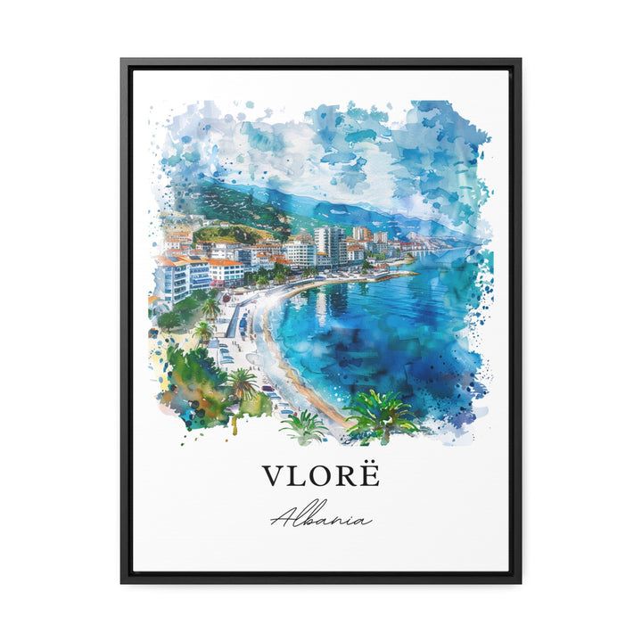 Vlorë Albania Wall Art, Vlorë Print, Labëria Region, Vlorë Albania Gift, Travel Poster, Housewarming Gift