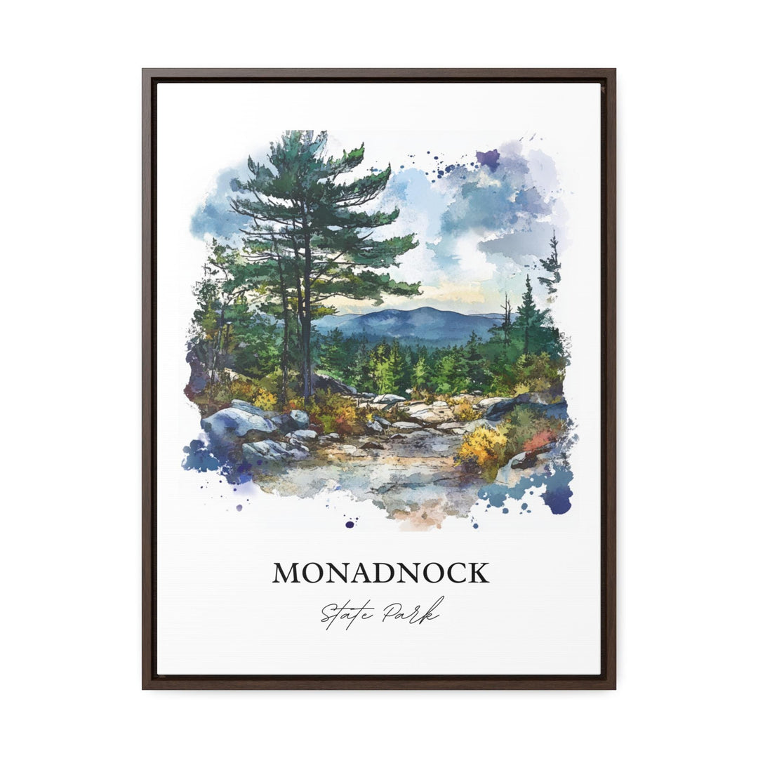 Monadnock State Park Art, Cheshire County Print, New Hampshire Artwork, Monadnock NH Gift, Travel Print, Travel Poster, Housewarming Gift