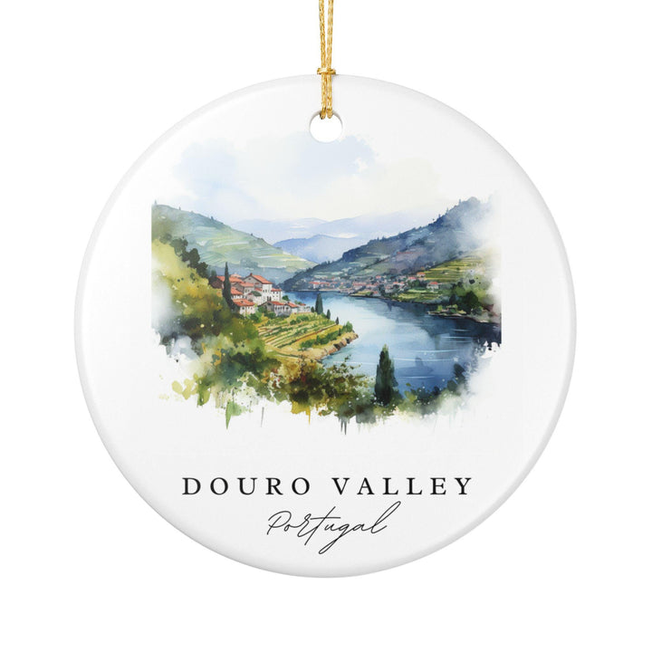 Douro Valley Ornament: Unique Douro Valley Souvenir, Portugal Xmas Decor, and Authentic Douro Valley Gift