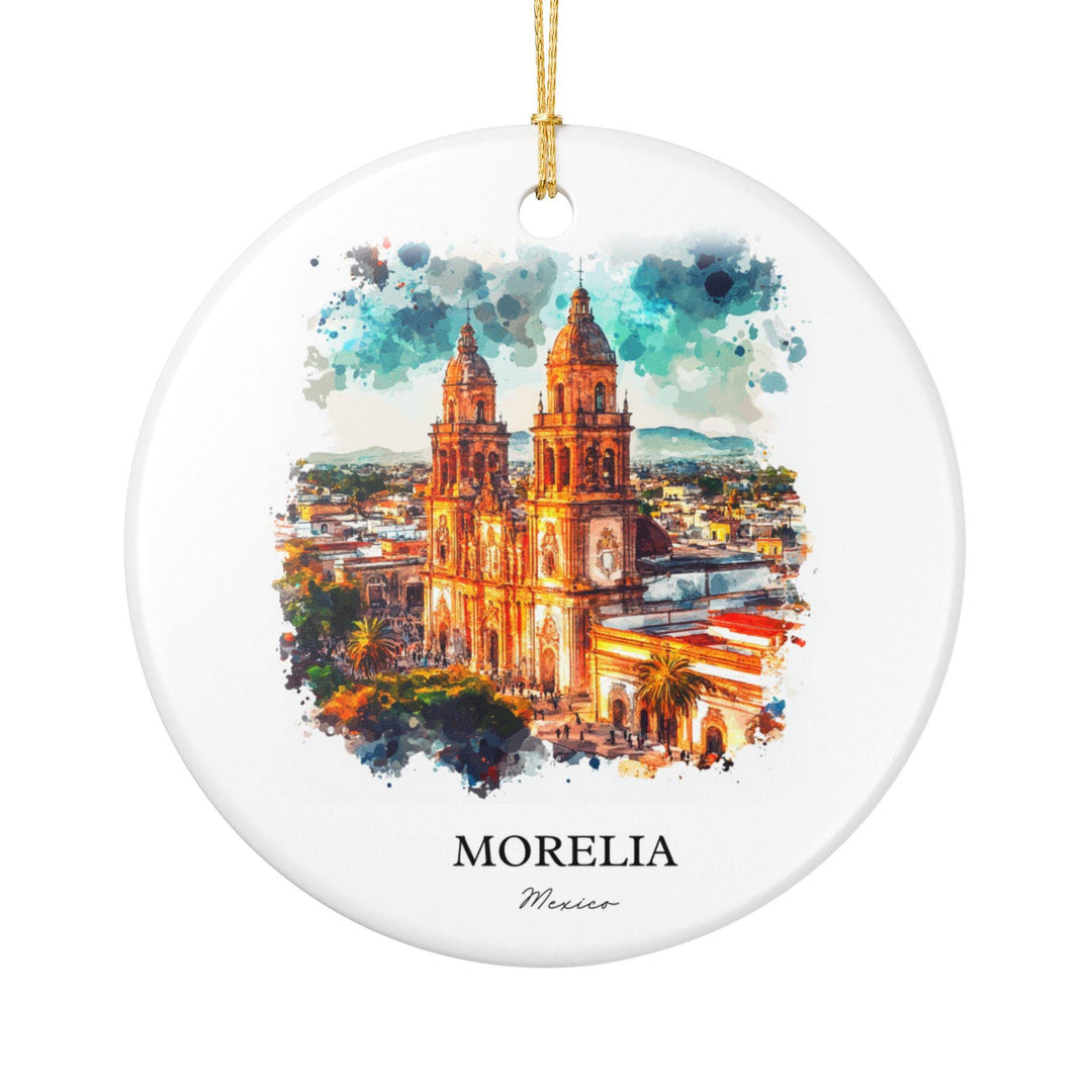 Morelia MX Ornament: Unique Morelia Souvenir, Morelia Mexico Xmas Decor, and Authentic Morelia Gift