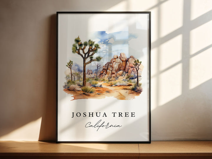 Joshua Tree CA wall art - California, Joshua Tree poster print, Joshua Tree Park gift, Birthday present, Custom Text, Perfect Gift