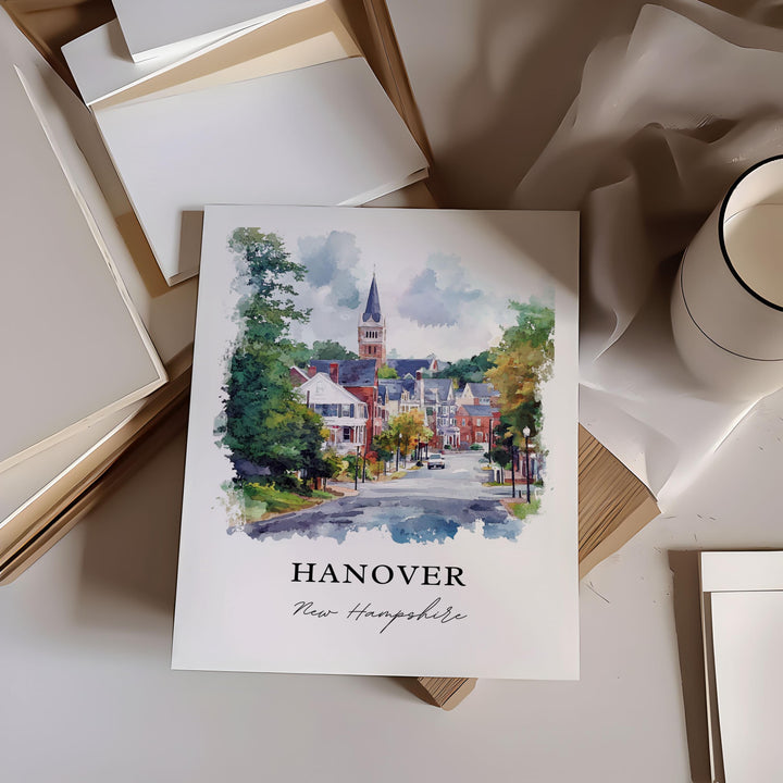 Hanover NH Wall Art - New Hampshire Print