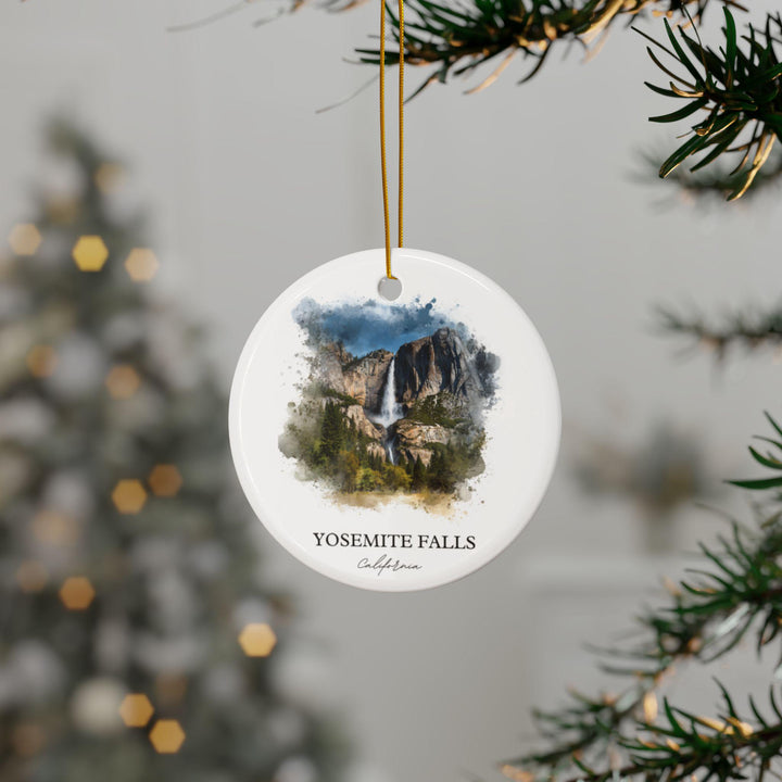 Yosemite Falls Ornament: Unique Yosemite Souvenir, Yosemite Xmas Decor, and Authentic Yosemite National Park Gift