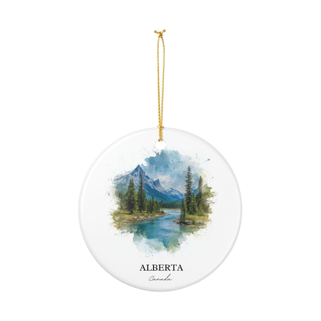 Alberta Canada Ornament: Unique Alberta Souvenir, Alberta Xmas Decor, and Authentic Alberta Canada Gift