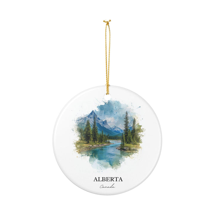 Alberta Canada Ornament: Unique Alberta Souvenir, Alberta Xmas Decor, and Authentic Alberta Canada Gift