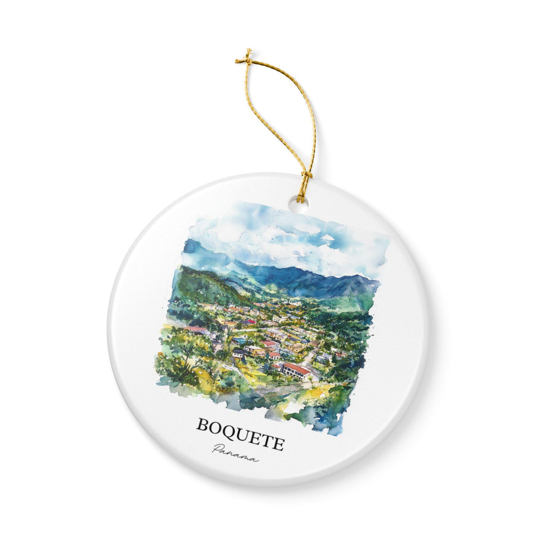 Boquete Panama Ornament: Unique Boquete Souvenir, Boquete Xmas Decor, and Authentic Boquete Panama Gift
