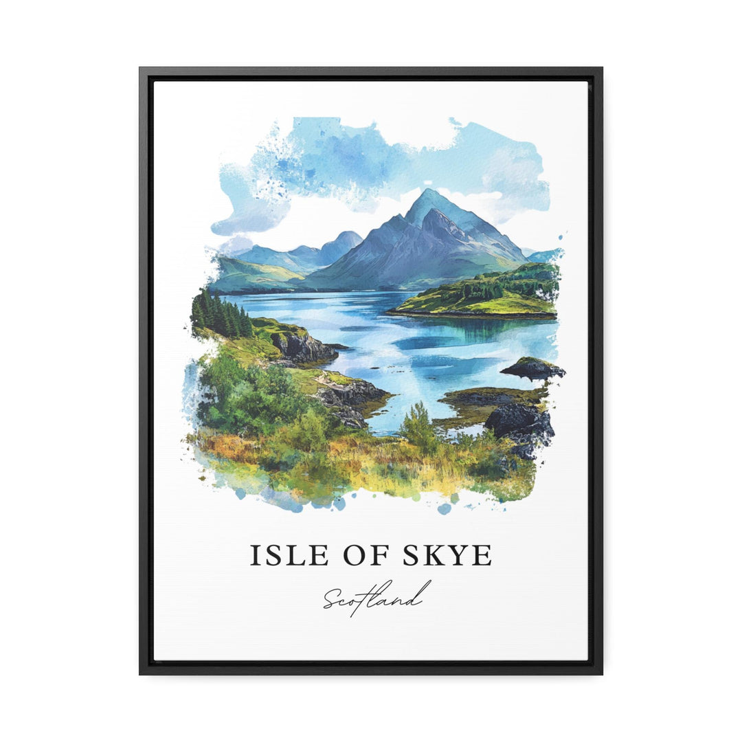 Isle of Skye Wall Art, Skye Scotland Print, Skye Watercolor Art, Isle of Skye Gift,