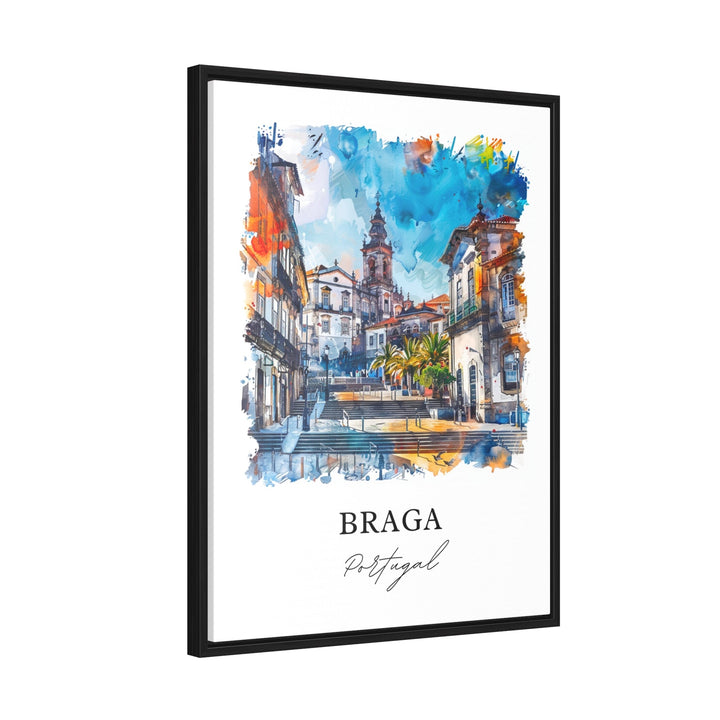 Braga, Portugal – Watercolor Art Print