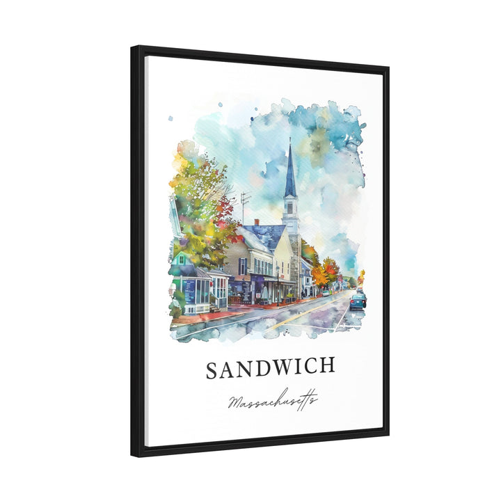 Sandwich MA Wall Art, Cape Cod Print, Barnstable County Art, Sandwich Massachusetts Gift,