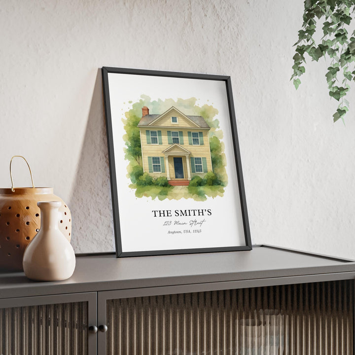Custom Watercolor House Portrait from Photo, Personalized Home Painting, First Home or Housewarming Gift, Realtor Closing Gift