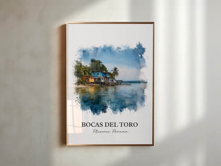 Bocas del Toro, Panama – Watercolor Art Print