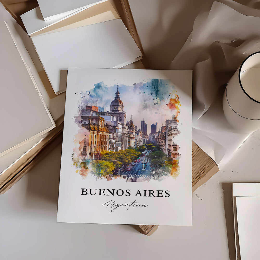 Buenos Aires Wall Art - Argentina Print