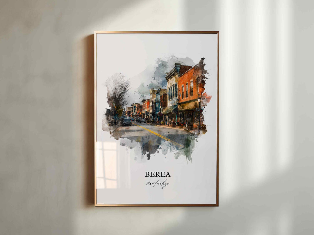 Berea, Kentucky – Watercolor Art Print