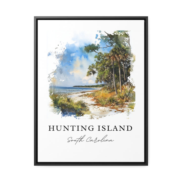 Hunting Island SC Art, Hunting Island Print, Beaufort Watercolor Art, Hunting Island Gift,
