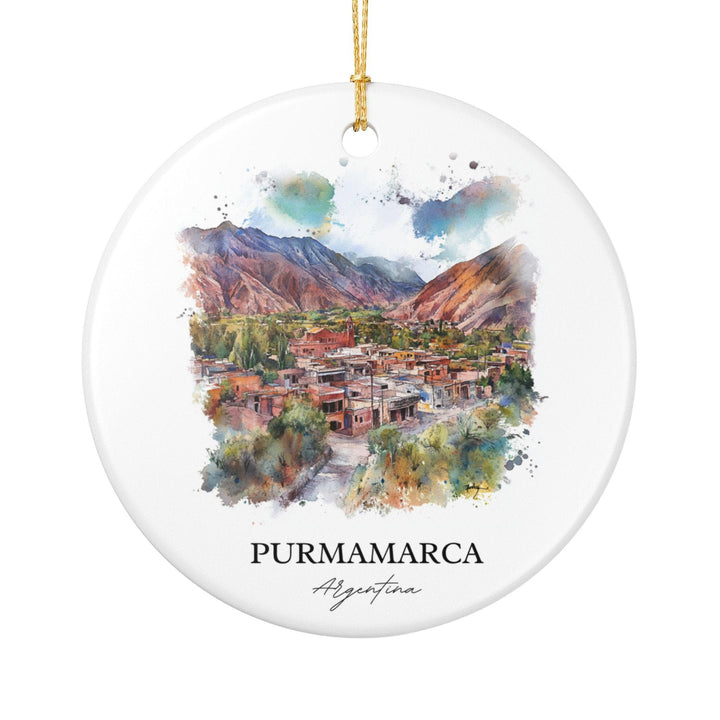 Purmamarca, Argentina Ornament: Unique Purmamarca Souvenir, Purmamarca Xmas Decor, and Authentic Argentina Gift