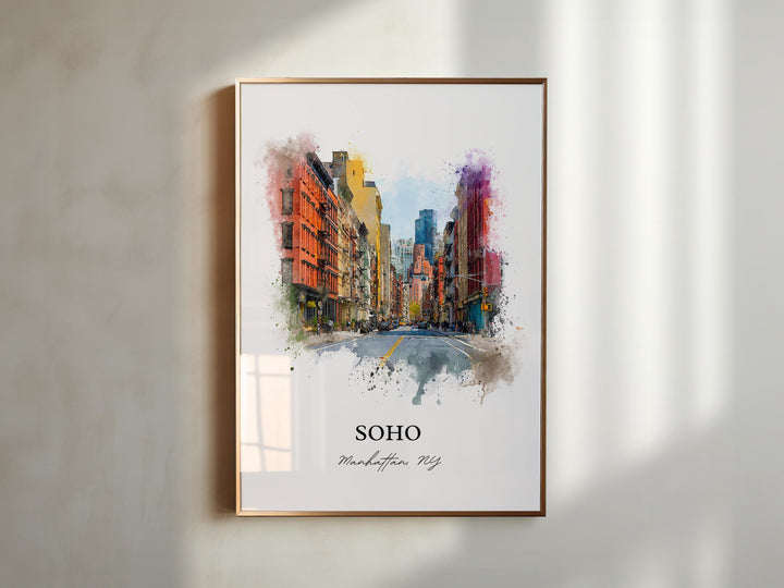 Soho, New York – Watercolor Art Print