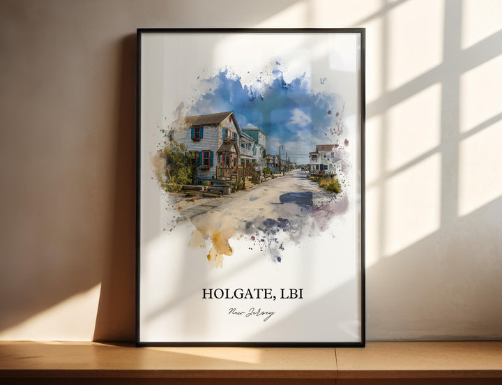 Holgate, New Jersey – Watercolor Art Print