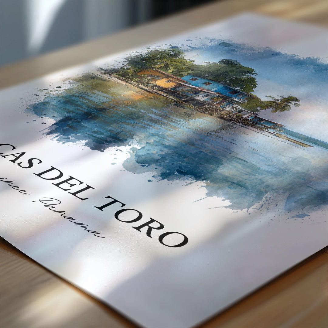 Bocas del Toro, Panama – Watercolor Art Print