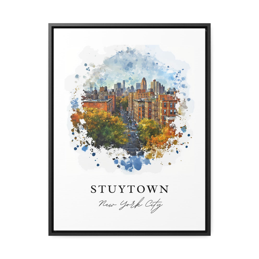 Stuytown NYC Art, Stuytown Print, Holland Watercolor, Stuyvesant Town NY Gift, Peter Coopers Village Print, Travel Poster, Housewarming Gift