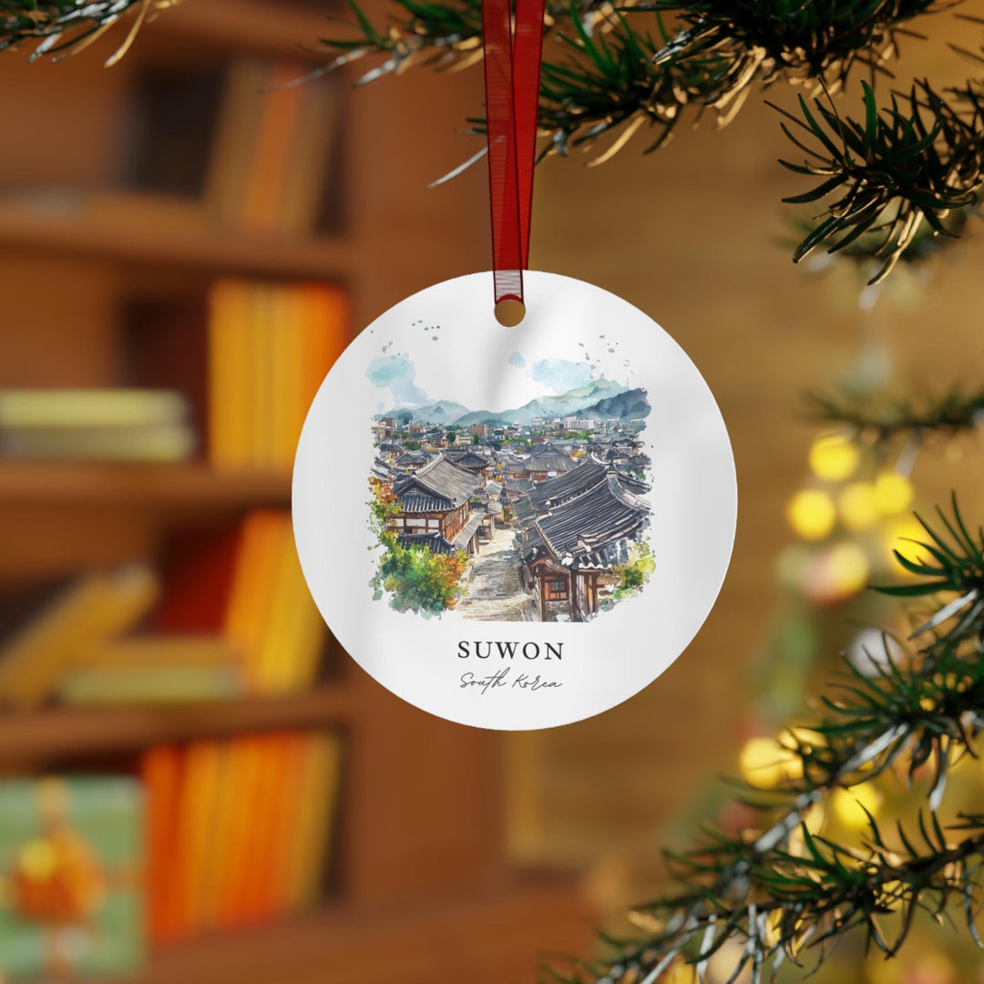 Suwon South Korea Ornament: Unique Suwon-Si Souvenir, Suwon Xmas Decor, and Authentic South Korea Christmas Gift