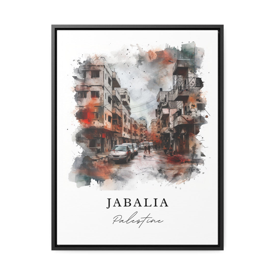 Jabalia Wall Art, Palestine Print, Jabalia Wall Art, Palestine Gift, Jabalia Travel Print, Travel Poster, Travel Gift, Housewarming Gift