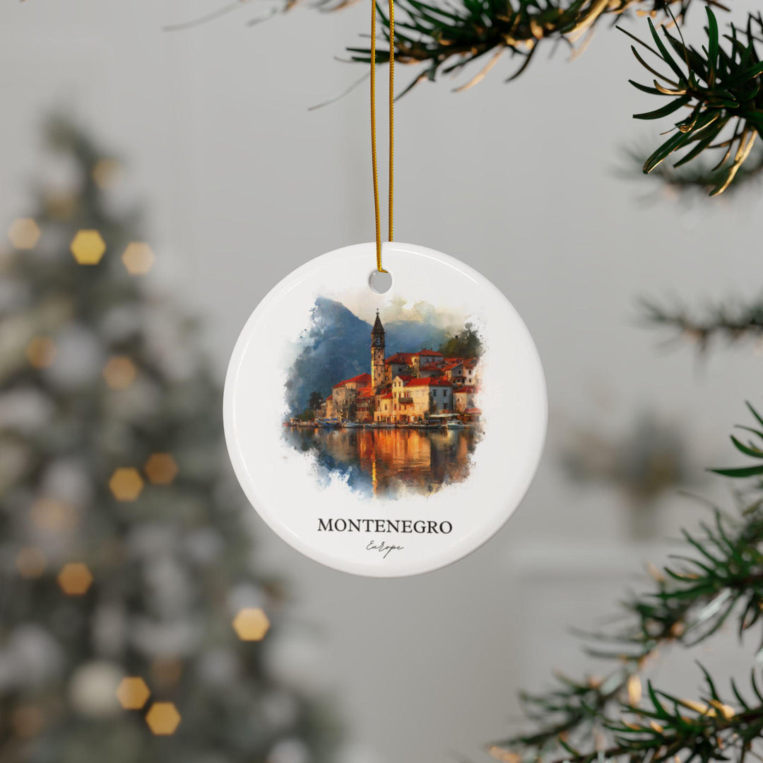Montenegro Ornament: Unique Montenegro Souvenir, Montenegro Xmas Decor, and Authentic Montenegro Country Gift