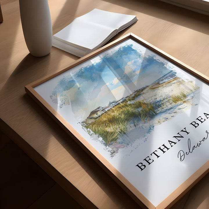 Bethany Beach Wall Art - Delaware Print