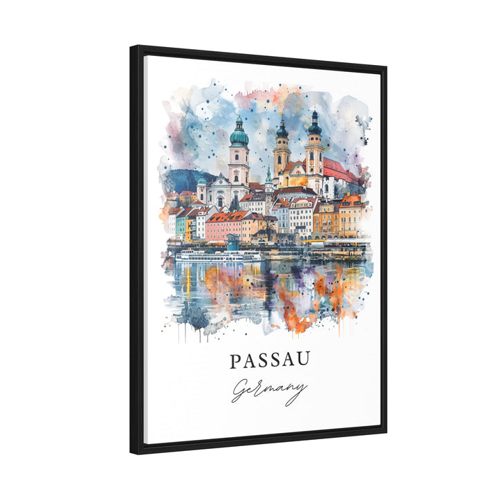 Passau Germany Wall Art, Germany Print, Passau Wall Art, Passau Gift, Passau Travel Print, Travel Poster, Travel Gift, Housewarming Gift