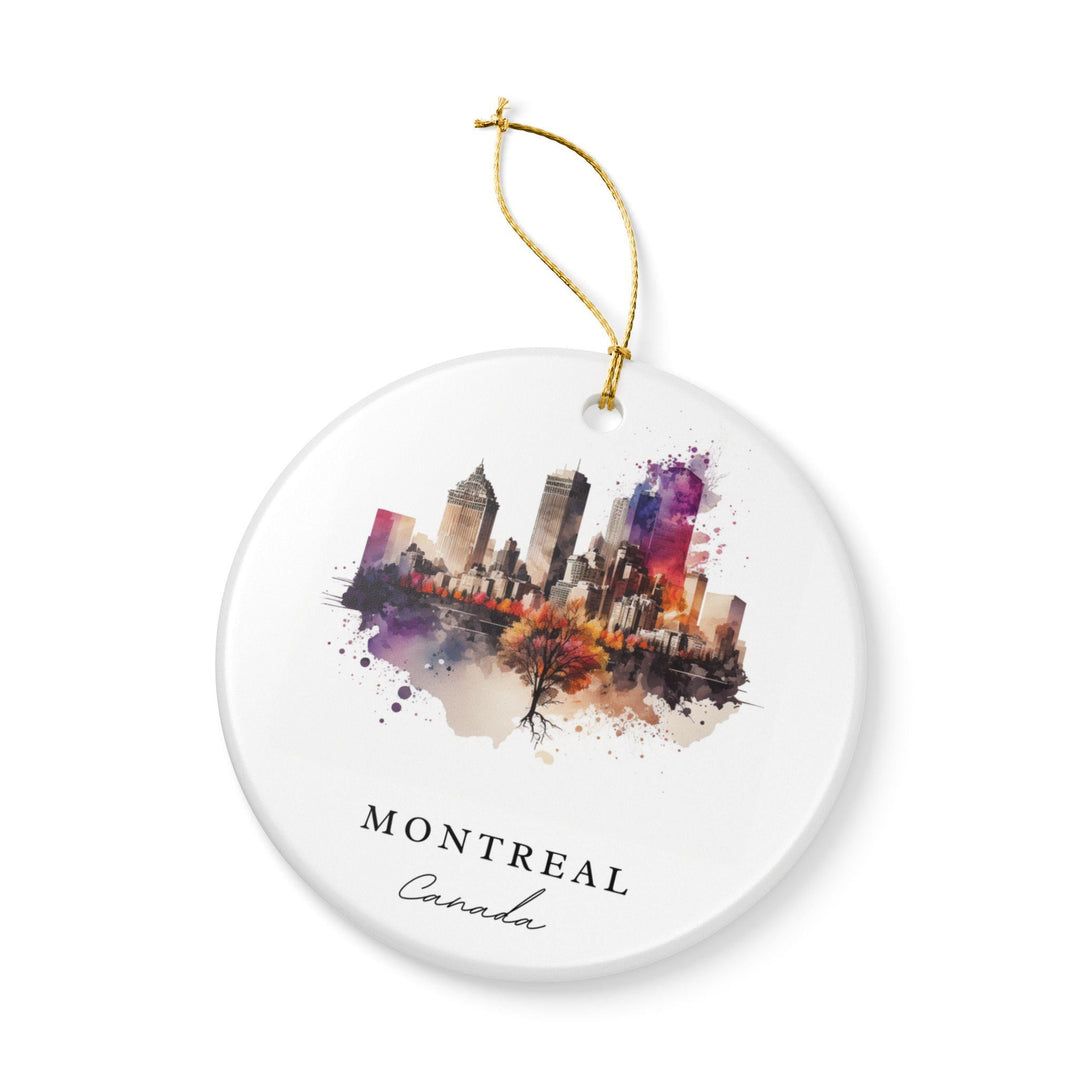 Montreal Canada Ornament: Unique Montreal Souvenir, Montreal Xmas Decor, and Authentic Montreal Canada Gift