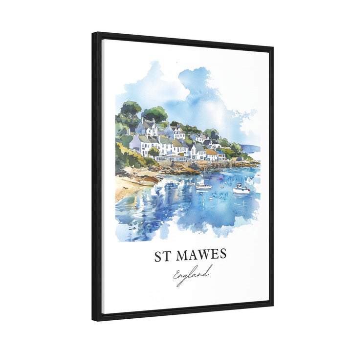 St Mawes, England – Watercolor Art Print