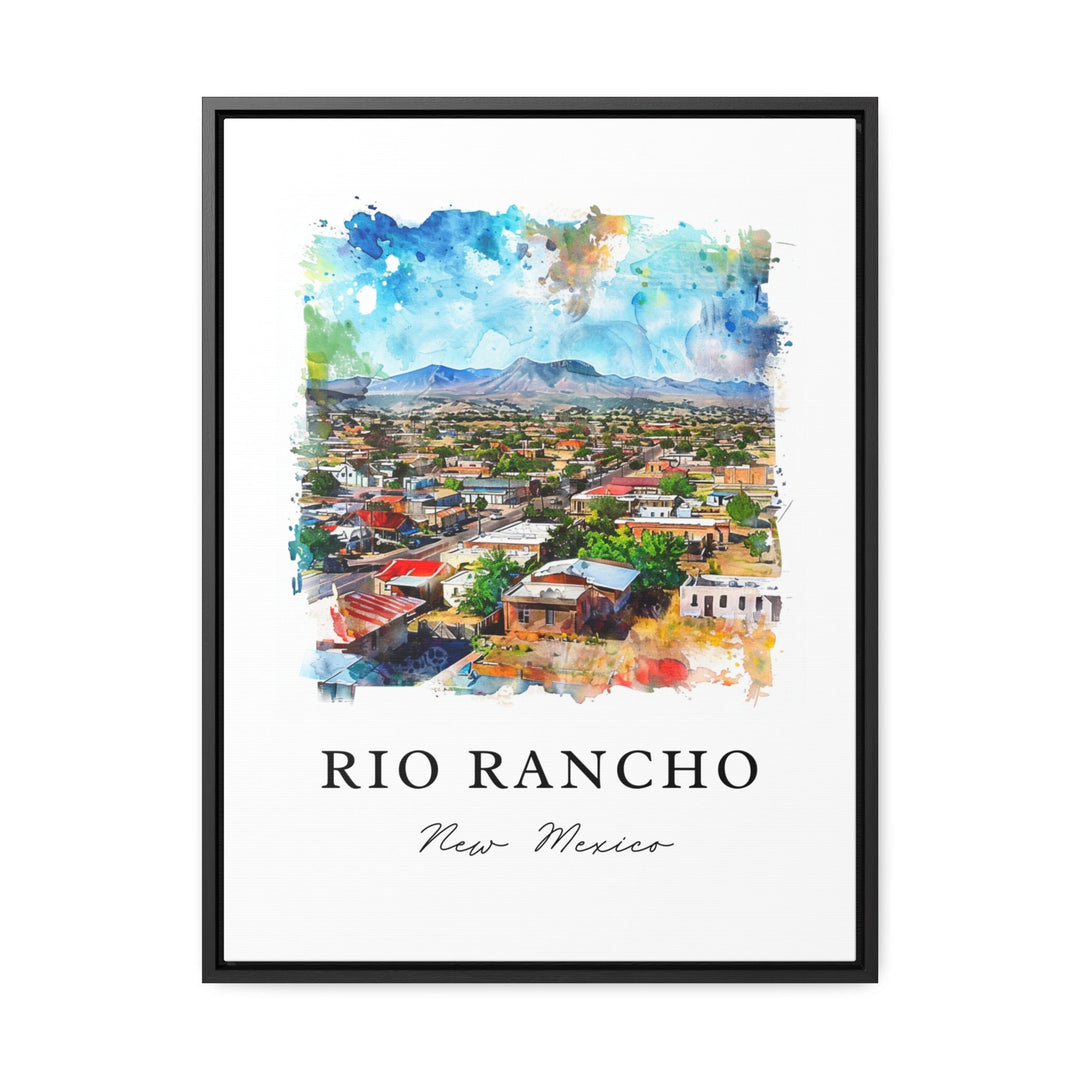 Rio Rancho NM Wall Art, Rio Rancho Print, Rio Rancho Watercolor Art, Sandoval County NM Gift,