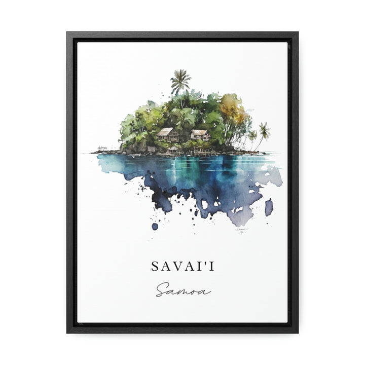 Samoa travel art - Vavaii, Samoa poster, Wedding gift, Birthday present, Custom Text, Personalised Gift Travel Poster, Housewarming Gift